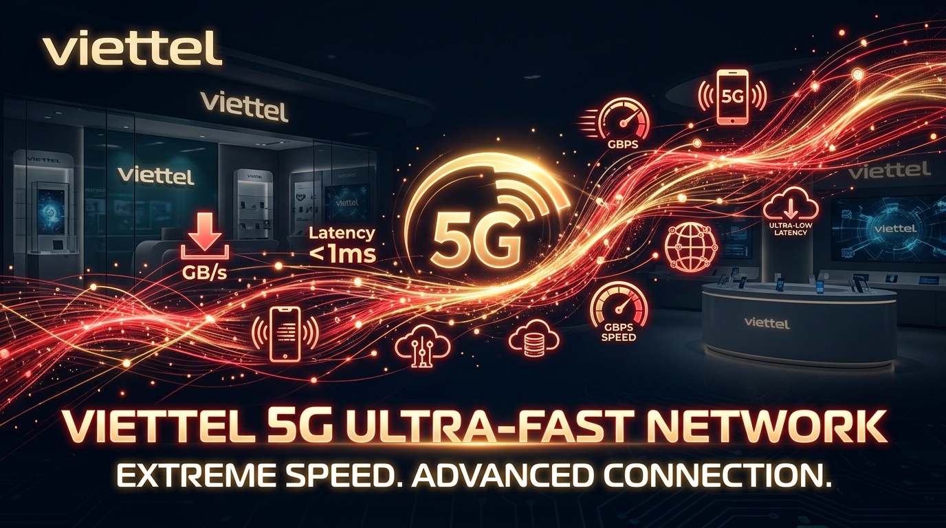 Cách đo tốc độ 4G/5G Viettel và xem chỉ số Ping